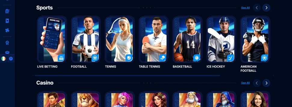 Play casino slot categories